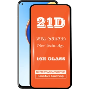 Kzy Xiaomi Mi 10T Tam Kaplayan 21D Temperli Ekran Koruyucu Cam