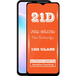 Kzy Xiaomi Redmi 9A Tam Kaplayan 21D Temperli Ekran Koruyucu Cam