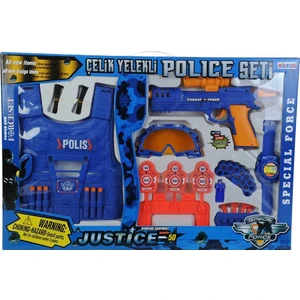 Çebi Toys Çelik Yelekli Polis Seti