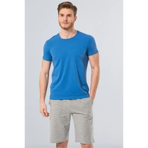 1331 O Yaka Kısa Kollu Erkek T-Shirt - Saks