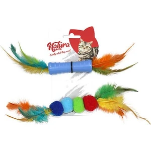 Plastik ve Toplu Ikili Kedi Diş Kaşıma Oyuncağı