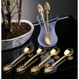 Lüx 6 Kişilik Gold Çay Kaşığı