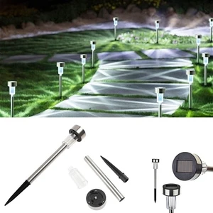 10 Adet - Güneş Enerjili Bahçe Lambası Solar Aydınlatma - 33 x 5 cm