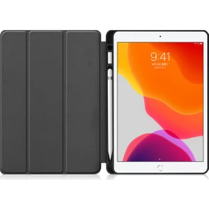 Apple iPad Pro 10.5 2019 Kalem Tutacaklı Standlı Kılıf Siyah