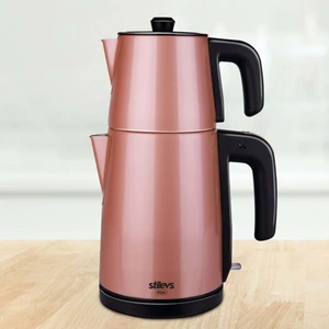 Biçay Çelik Çay Makinesi Inox - Rose