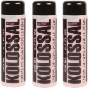 Kolossal Krem 200ML Erkekler Için Penis Bakım Losyonu 3 Adet
