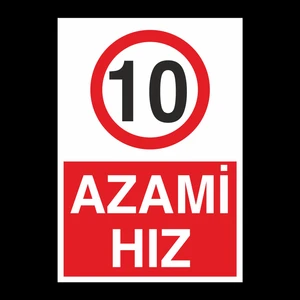 Azami Hız 10 20 x 30 cm