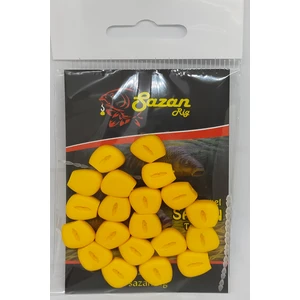 Sr Sazanrig 12 mm Yüzen Silikon Koyu Sarı Mısır Yapay Yem ( 20 Adet)