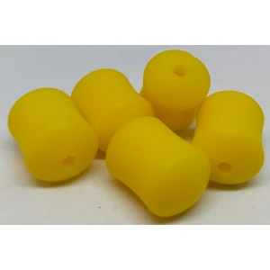 Sr Sazanrig 12 mm Yüzen Silikon Sarı Dumbell Tipi Yapay Sazan Yemi ( 14 Adet)