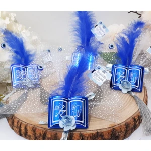 Hayaller Dükkanı 30 Adet Mavi Kuran Lavantalı Bebek Mevlid Şekeri