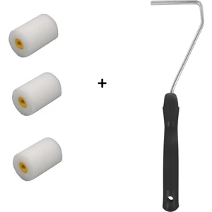 İzmir Fırça 5 cm Sünger Rulo 4 Lü Set