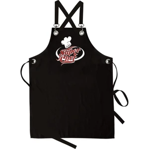 Master Süper Chef Mutfak Önlüğü Siyah ST-1060