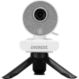 SC-HD09 1080P Full Hd Auto Tracking Harekete Duyarlı Tripod ve Mikrofonlu Beyaz Webcam USB Pc Kamera