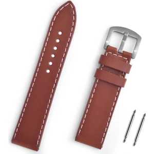 22MM Kahverengi Spor Saat Kordonu Kayış