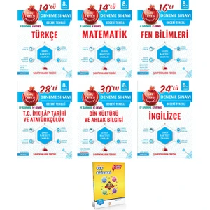 Nartest Yayınevi 8. Sınıf Nar Tanesi Deneme Sınavı Seti + 20 Deneme