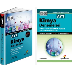 Aydın Yayınları AYT Kimya Soru Bankası ve  AYT Kimya Deneme