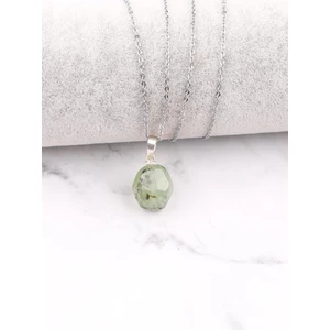 Alibaba Doğaltaş Prehnite Doğal Taş Kolye