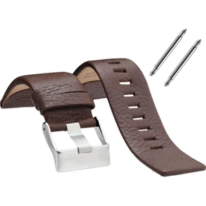 Saat Uyumlu 28MM Kahverengi Renk Hakiki Deri Saat Kordonu Kayışı