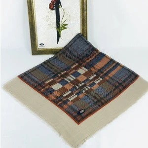 Mom Collection Flamlı Keten Tülbent Bej