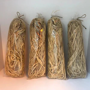 ACY STORE 1 kg Doğal Rafya Muz Saman Lifi Süsleme Natural Iplik