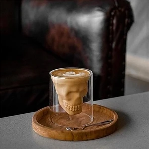 Galeri Kristal Çift Cidarlı Kuru Kafa Bardak 150 ml