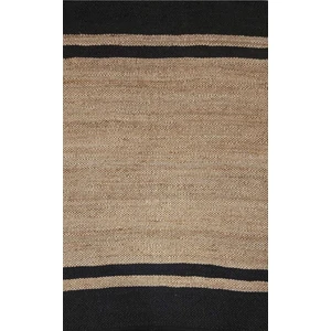Eko Halı Çam Halı Echo Jüt Eko Halı  Ech 07 Natural Black El Dokuma Jüt
