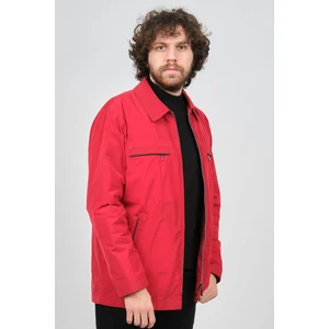 Erkek Fermuar Cepli Mevsimlik Mont 4925100 Kırmızı