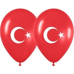 As Balon Ay Yıldız Baskılı 100 Lü Paket