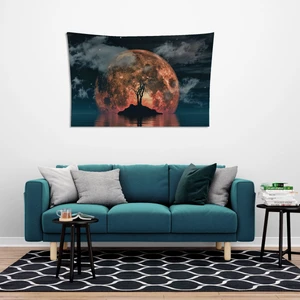 Deniz ve Mehtap Duvar Örtüsü Halısı 150 x 100 cm