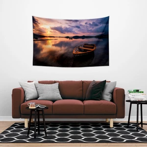Sandal Manzara Duvar Örtüsü Halısı 150 x 100 cm