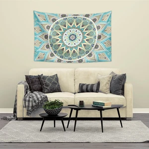 Mandala Duvar Örtüsü Halısı 70 x 100 cm