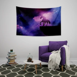 Unicorn Gece Duvar Örtüsü Halısı 70 x 100 cm