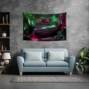 Dmc Geleceğe Dönüş Duvar Örtüsü Halısı 70 x 100 cm