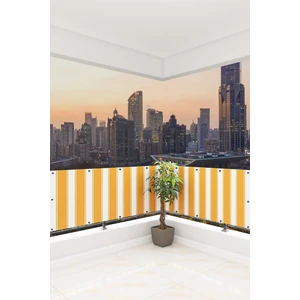 AL-CA Home Balkon Demir Perdesi, 150 x 55 Sarı