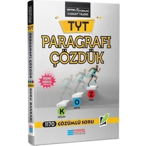 Evrensel İletişim Yayınları YKS   Paragrafı Çözdük Kolaydan Zora Çözümlü Soru Bankası