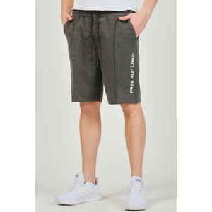 Antrasit Erkek Rahat Kalıp Ütü Izli Şort