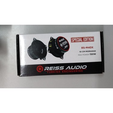 Reiss Audio RS-M4DX 150 Watt Max Power 10CM Oto Midrange Fiyatı
