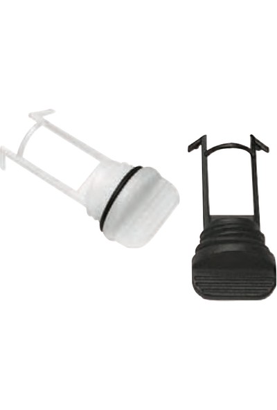 Nuova Rade Captive Plug With O-Ring For Drain Socket, White