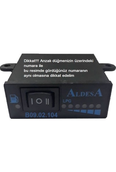 Aldesa Karbüratörlü Düğme - Anahtar / B09.02.104