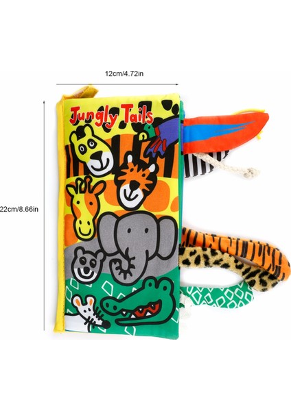 Pet's Tails Hışırtılı Yıkanabilir Kumaş - Bez Eğitici ve Eğlenceli Bebek Kitabı modelleri