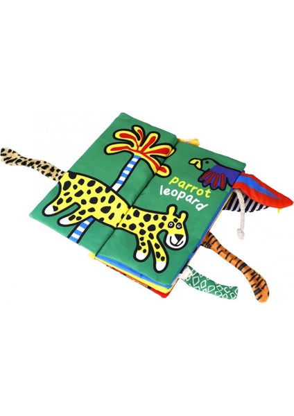 Pet's Tails Hışırtılı Yıkanabilir Kumaş - Bez Eğitici ve Eğlenceli Bebek Kitabı fırsatları