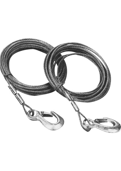 Vinç Kablosu Kancalı, L 6m, Ç: 5mm, Max 1700KGS