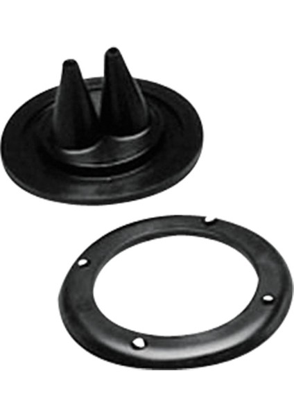 Cable Boot Splited W/screwed Ring, Ø115MM, Cut-Out Ø105MM, Black