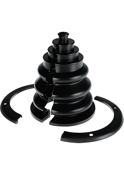 Cable Boot W/screwed Ring, Ø108MM, Cut-Out Ø60MM, Black