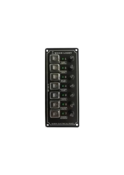 7 Li Dikey Switch Panel 12-24 Volt