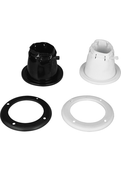 Cable Boot Adjustable W/screwed Ring, Ø105MM, Cut-Out Ø85MM White