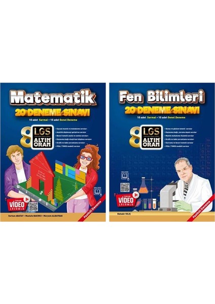 8. Sınıf Matematik-Fen Deneme Seti