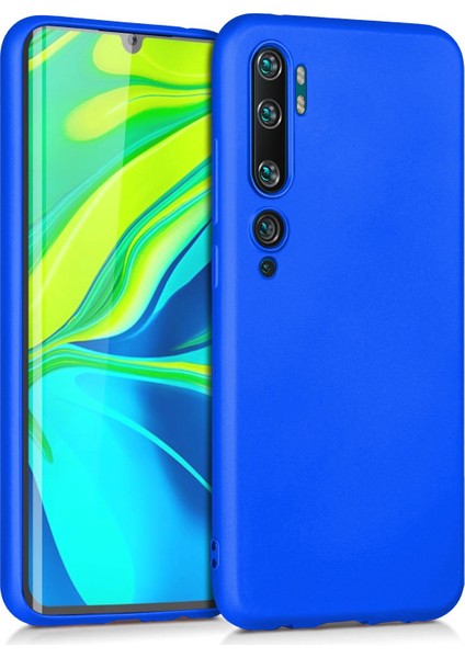 Xiaomi Mi Note 10 Pro Premium Silikon Kılıf Mavi