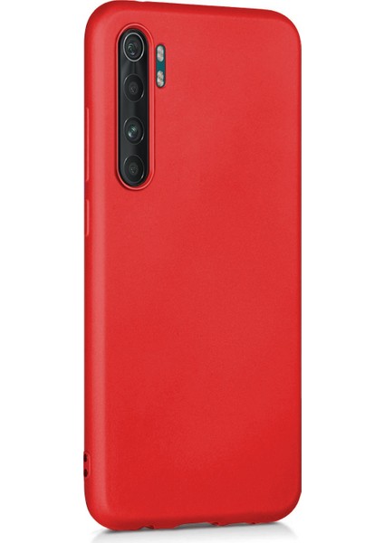 Xiaomi Mi Note 10 Lite Premium Silikon Kılıf Bordo