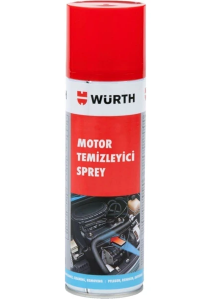 Würth Motor Temizleyici Sprey 500ML Motor Temizleme